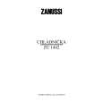 ZANUSSI ZU1442 Owners Manual ZANUSSI ZU1442 Owners Manual