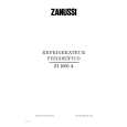 ZANUSSI ZI1603A Owners Manual ZANUSSI ZI1603A Owners Manual