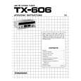 PIONEER TX-606 Owners Manual PIONEER TX-606 Owners Manual