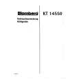 BLOMBERG KT14550-1 Owners Manual BLOMBERG KT14550-1 Owners Manual