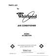 WHIRLPOOL ACU082XW0 Parts Catalog WHIRLPOOL ACU082XW0 Parts Catalog