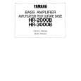 YAMAHA HR-2000B Owners Manual YAMAHA HR-2000B Owners Manual