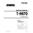 TEAC T-R670 Service Manual TEAC T-R670 Service Manual