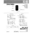 SONY XSR3 Service Manual SONY XSR3 Service Manual