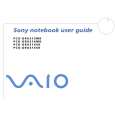 SONY PCG-GRX416SK VAIO Owners Manual SONY PCG-GRX416SK VAIO Owners Manual