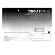 YAMAHA PX-3 Owners Manual YAMAHA PX-3 Owners Manual