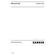 ZANKER SF5400 Owners Manual ZANKER SF5400 Owners Manual