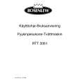 ROSENLEW RTT3351 Owners Manual ROSENLEW RTT3351 Owners Manual