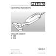 MIELE S143 Owners Manual MIELE S143 Owners Manual