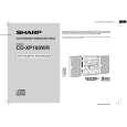SHARP CDXP160WR Owners Manual SHARP CDXP160WR Owners Manual