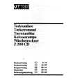 ZANUSSI Z200CD Owners Manual ZANUSSI Z200CD Owners Manual