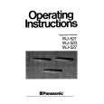PANASONIC WJ-521 Owners Manual PANASONIC WJ-521 Owners Manual