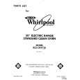 WHIRLPOOL RS313PXTT0 Parts Catalog WHIRLPOOL RS313PXTT0 Parts Catalog