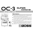 BOSS OC-3 Owners Manual BOSS OC-3 Owners Manual