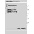 PIONEER DEH2750 Owners Manual PIONEER DEH2750 Owners Manual