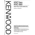KENWOOD KRC980 Owners Manual KENWOOD KRC980 Owners Manual