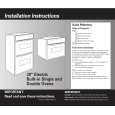 WHIRLPOOL YKEBI101DB0 Installation Manual WHIRLPOOL YKEBI101DB0 Installation Manual