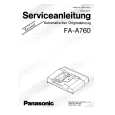 PANASONIC FA-A760 Service Manual PANASONIC FA-A760 Service Manual