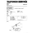 TELEFUNKEN DIGITALE 50 Service Manual TELEFUNKEN DIGITALE 50 Service Manual