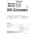 PIONEER XRA550MD Service Manual PIONEER XRA550MD Service Manual