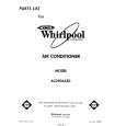WHIRLPOOL AC2904XS0 Parts Catalog WHIRLPOOL AC2904XS0 Parts Catalog