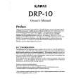 KAWAI DRP10 Owners Manual KAWAI DRP10 Owners Manual