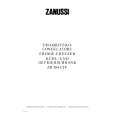 ZANUSSI ZR304CTF Owners Manual ZANUSSI ZR304CTF Owners Manual