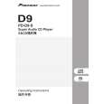 PIONEER PD-D9-S/LFXJ Owners Manual PIONEER PD-D9-S/LFXJ Owners Manual