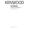 KENWOOD G-EQ300 Owners Manual KENWOOD G-EQ300 Owners Manual