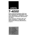 ONKYO T-4000 Owners Manual ONKYO T-4000 Owners Manual