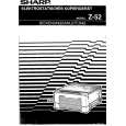 SHARP Z-52 Owners Manual SHARP Z-52 Owners Manual