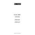 ZANUSSI ZOB641W Owners Manual ZANUSSI ZOB641W Owners Manual