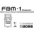 BOSS FBM-1 Owners Manual BOSS FBM-1 Owners Manual