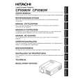 HITACHI CPX980W Owners Manual HITACHI CPX980W Owners Manual