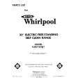 WHIRLPOOL RJE3750W1 Parts Catalog WHIRLPOOL RJE3750W1 Parts Catalog