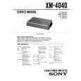 SONY XM4040 Service Manual SONY XM4040 Service Manual