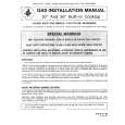 WHIRLPOOL MGC5430ADW Installation Manual WHIRLPOOL MGC5430ADW Installation Manual