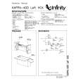 INFINITY KAPPA-400 Service Manual INFINITY KAPPA-400 Service Manual
