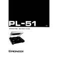 PIONEER PL-51 Owners Manual PIONEER PL-51 Owners Manual