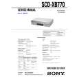 SONY SDCXB770 Service Manual SONY SDCXB770 Service Manual