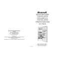 BRANDT DA2750E Owners Manual BRANDT DA2750E Owners Manual