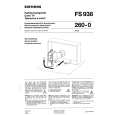 SIEMENS FS938 Service Manual SIEMENS FS938 Service Manual