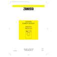 ZANUSSI ZWF3102 Owners Manual ZANUSSI ZWF3102 Owners Manual