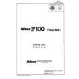 NIKON F100 Parts Catalog NIKON F100 Parts Catalog