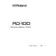 ROLAND RD-100 Owners Manual ROLAND RD-100 Owners Manual