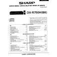 SHARP DXR750HBK Service Manual SHARP DXR750HBK Service Manual