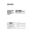 AIWA AD-F850 Owners Manual AIWA AD-F850 Owners Manual