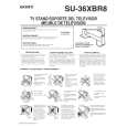 SONY SU36XBR8 Owners Manual SONY SU36XBR8 Owners Manual