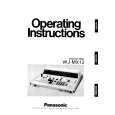 PANASONIC WJMX12 Owners Manual PANASONIC WJMX12 Owners Manual