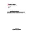 MITSUBISHI WS-73411 Owners Manual MITSUBISHI WS-73411 Owners Manual